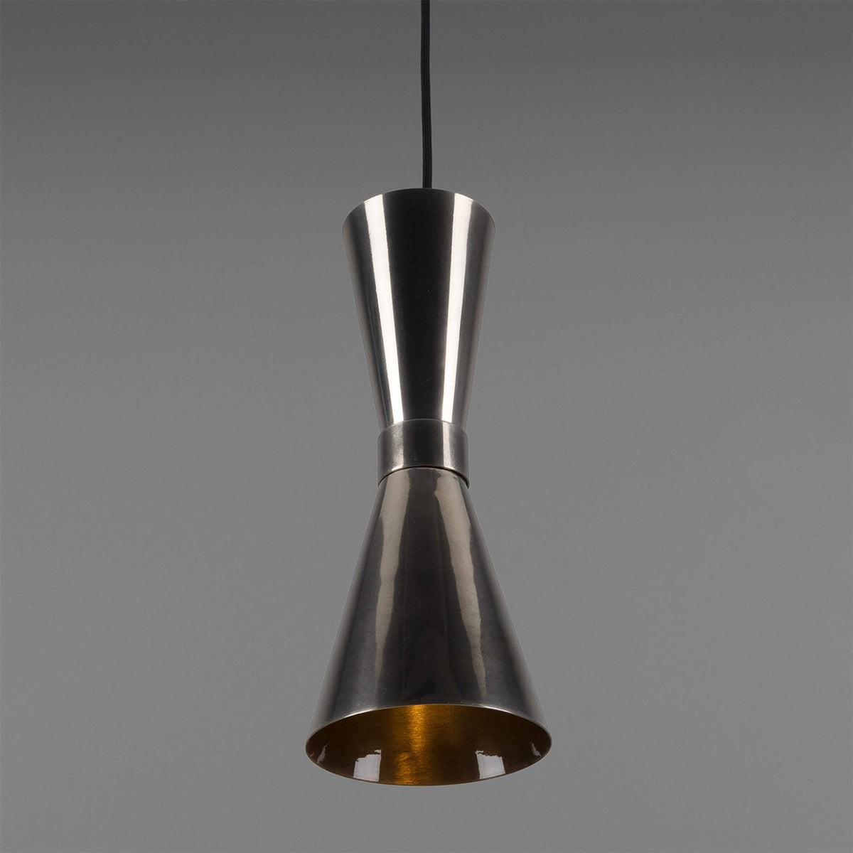 Mullan Lighting Amias Mid-Century Brass Pendant Light