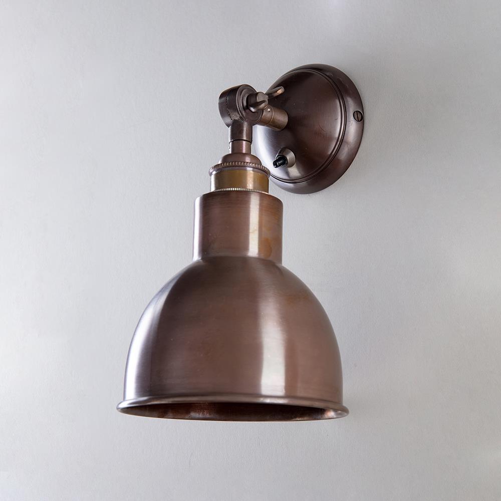 Outlet Old School Electric Churchill Wall Light, Short Arm
