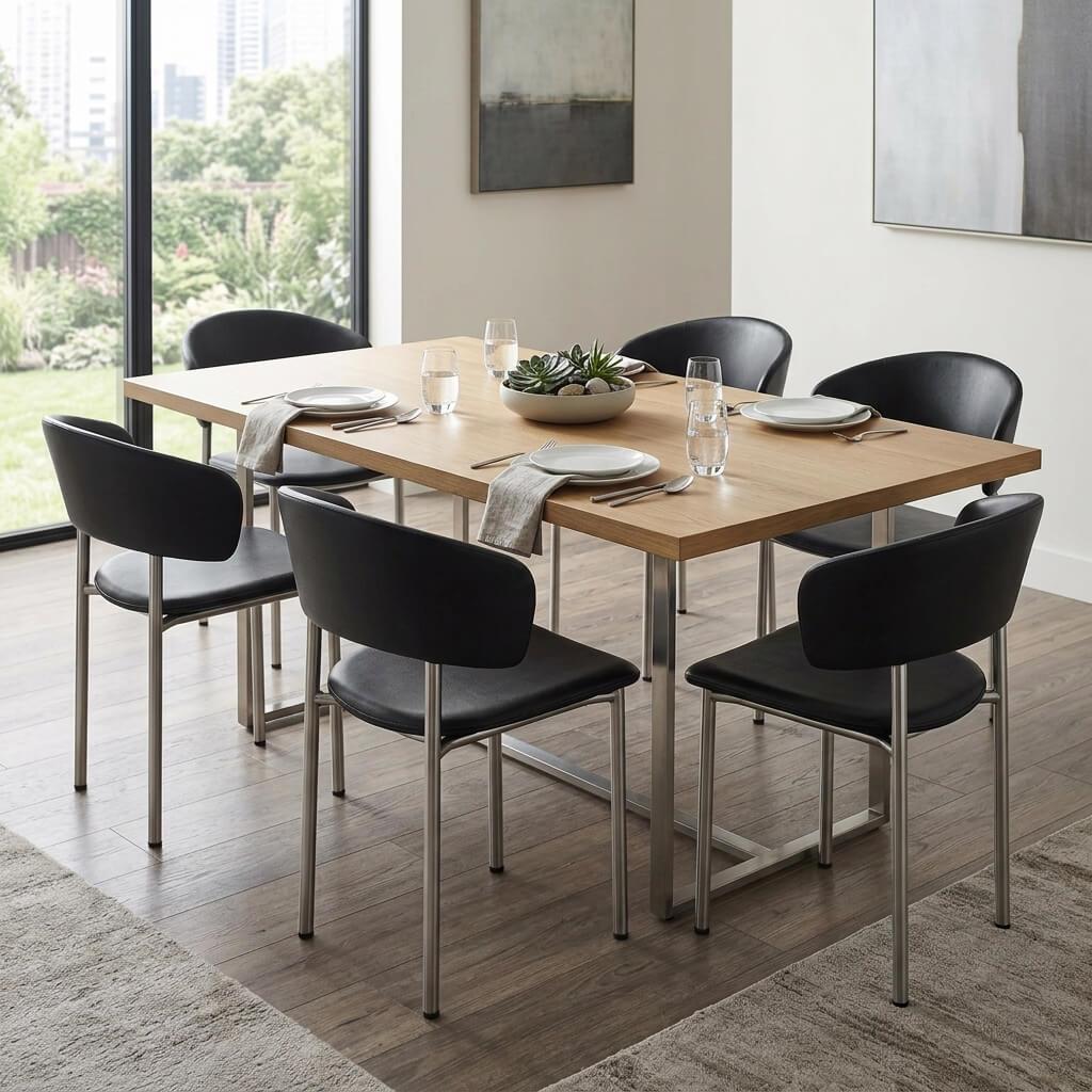 Fredericia Plan Armchair with Metal Legs, Fully Upholstered
