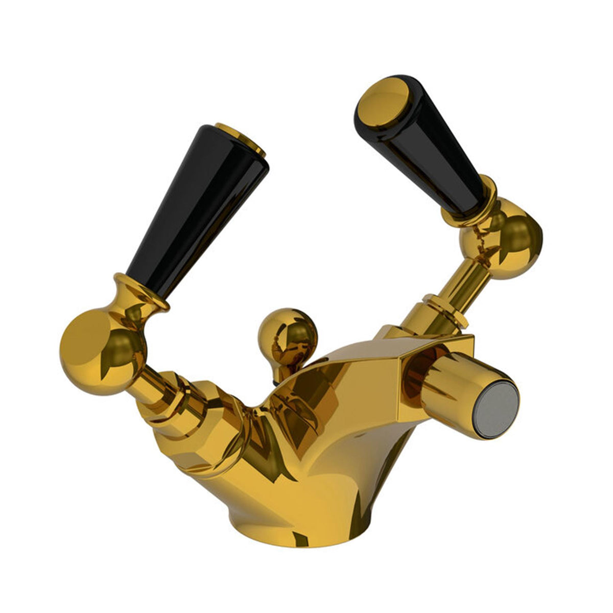 Lefroy Brooks Classic Mono Bidet Mixer with Levers & Pop-up Waste