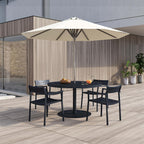 Case Furniture Eos Round Outdoor Dining Set - Curated by Holloways of Ludlow