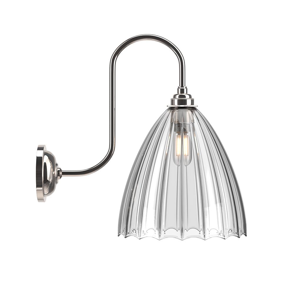 Fritz Fryer Ledbury Swan Neck Bathroom Wall Light