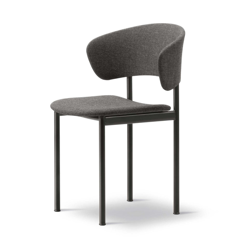 Fredericia Plan Armchair with Metal Legs, Fully Upholstered