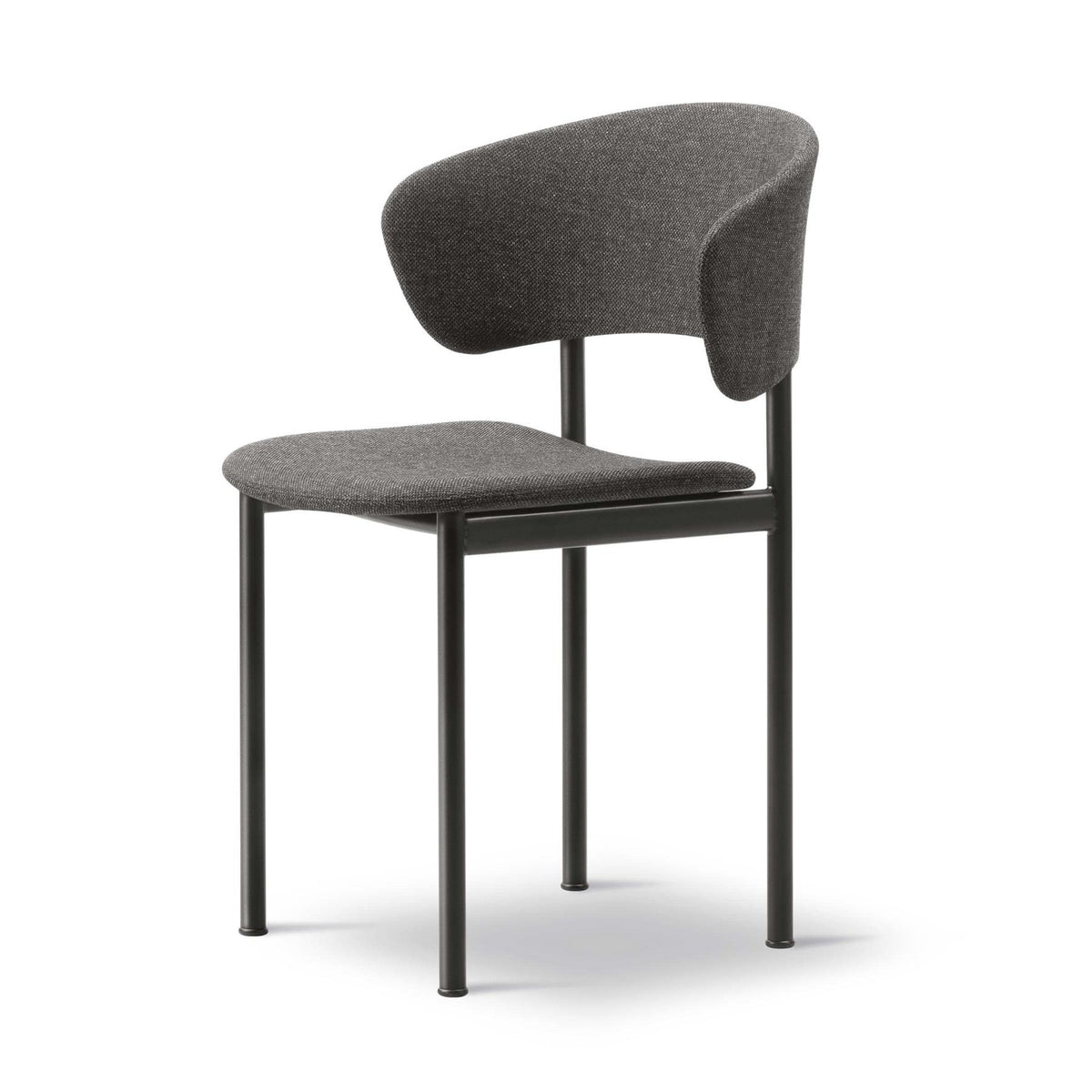 Fredericia Plan Armchair with Metal Legs, Fully Upholstered
