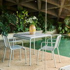 HAY Palissade Garden Dining Set - Chairs with Arms - Curated by Holloways of Ludlow