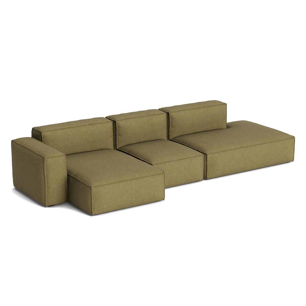 HAY Mags Soft 3+ Seater Sofa Low Armrest with Removable Cover Combination 4 Left