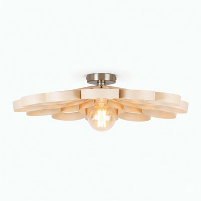 Tom Raffield Arame Small Flush Ceiling Light