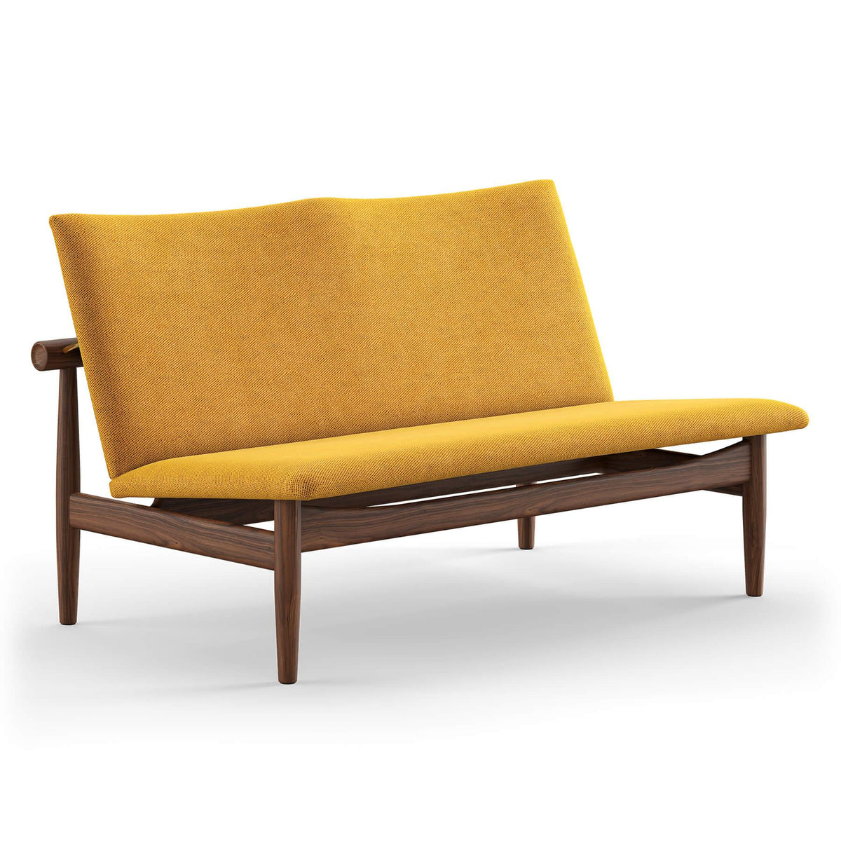Finn Juhl The Japan 2 Seater Sofa in Walnut