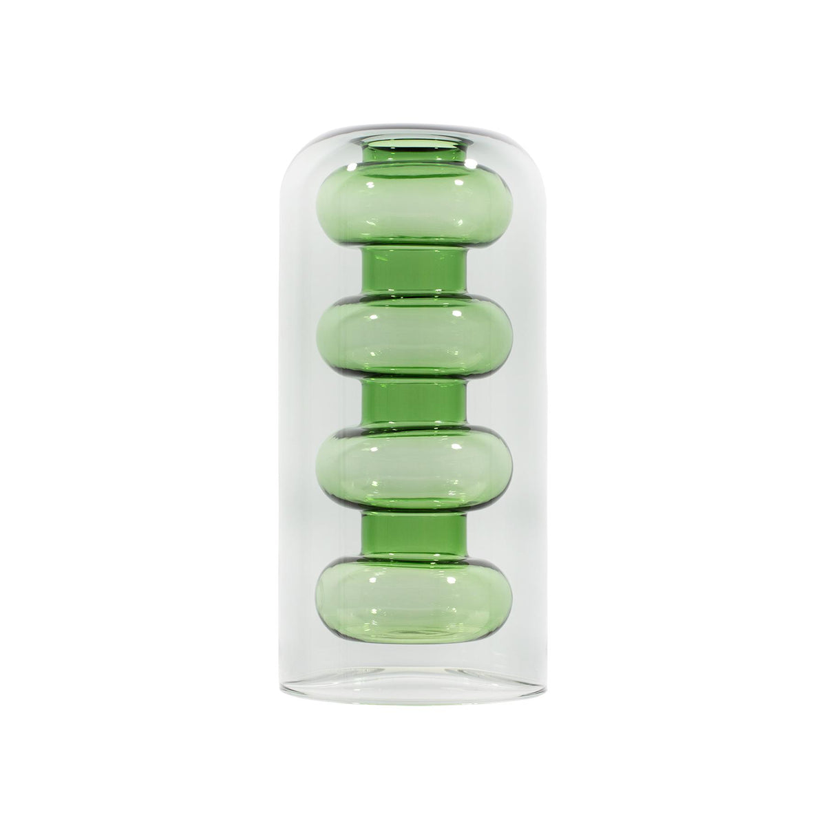 Tom Dixon Bump Tall Vase - Green