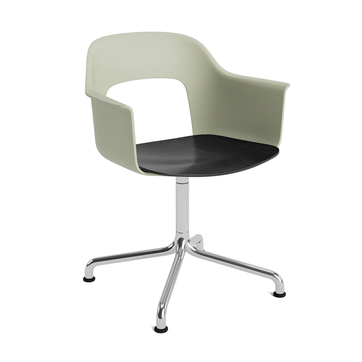 HAY Layout Armchair 252 with 4 Star Swivel Arc Base