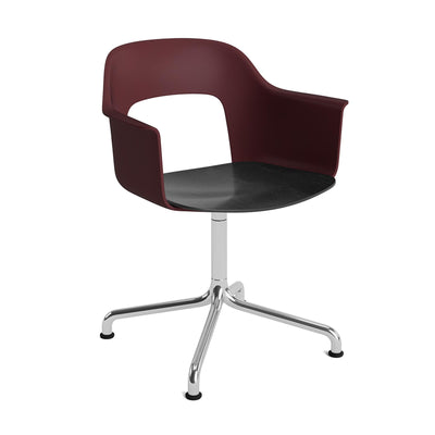 HAY Layout Armchair 252 with 4 Star Swivel Arc Base