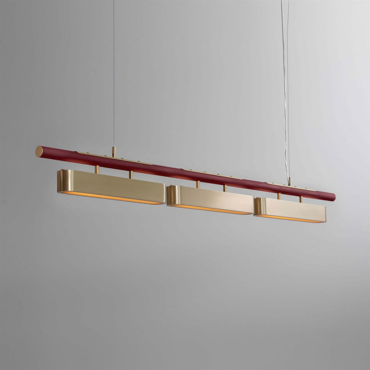 Bert Frank Colt Triple Pendant Light