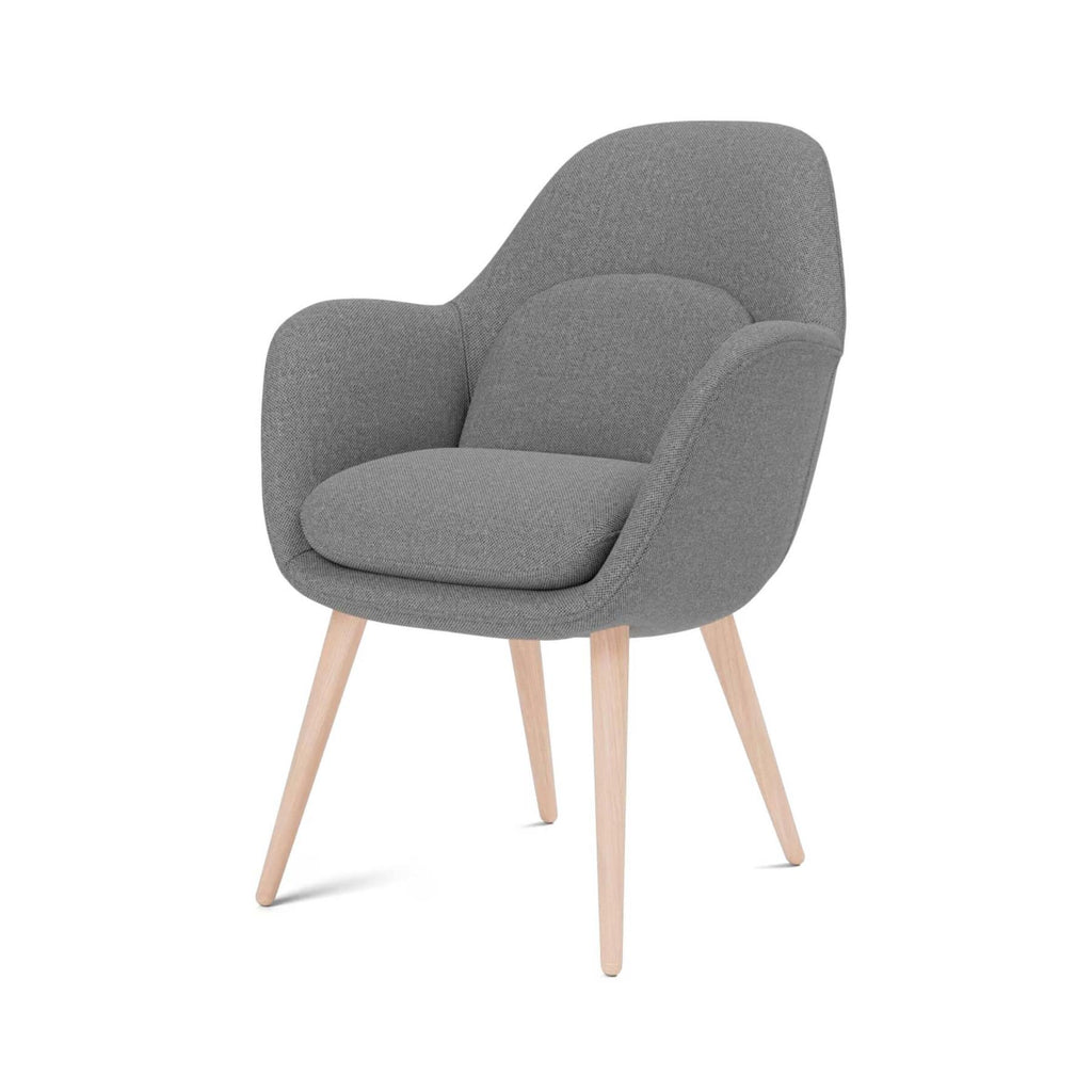 Fredericia Swoon Dining Wood Base Armchair