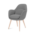 Fredericia Swoon Dining Wood Base Armchair