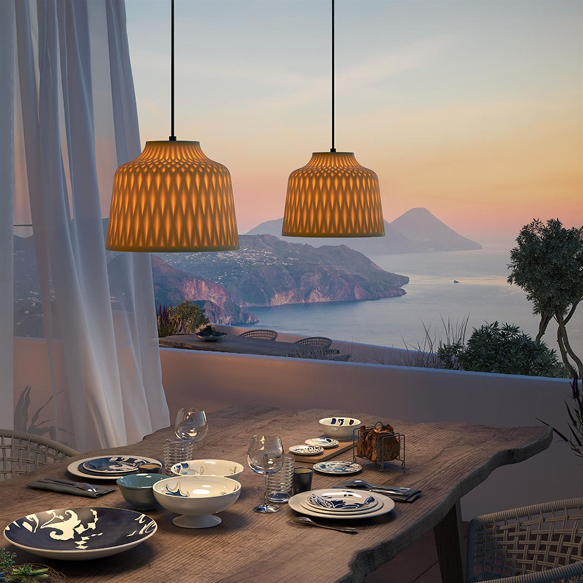 Bover Soft S/30 Outdoor Pendant Light
