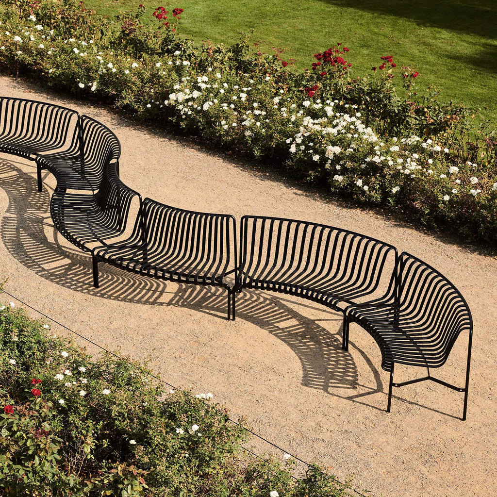 HAY Palissade Garden Park Dining Bench - In Out