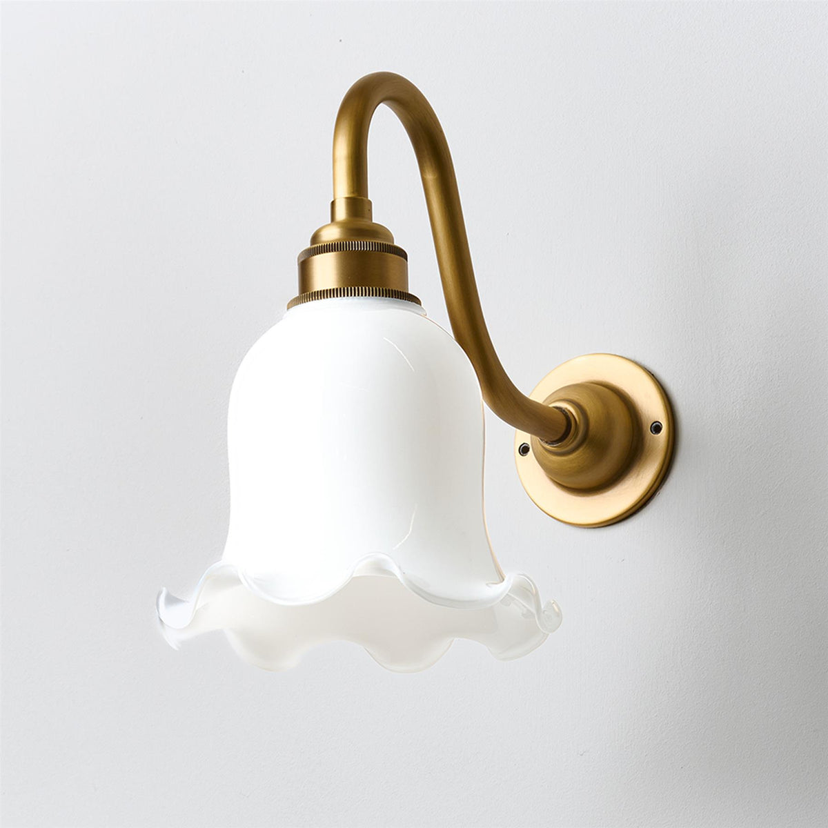 Old School Electric Tulip Wall Light : Swan Arm