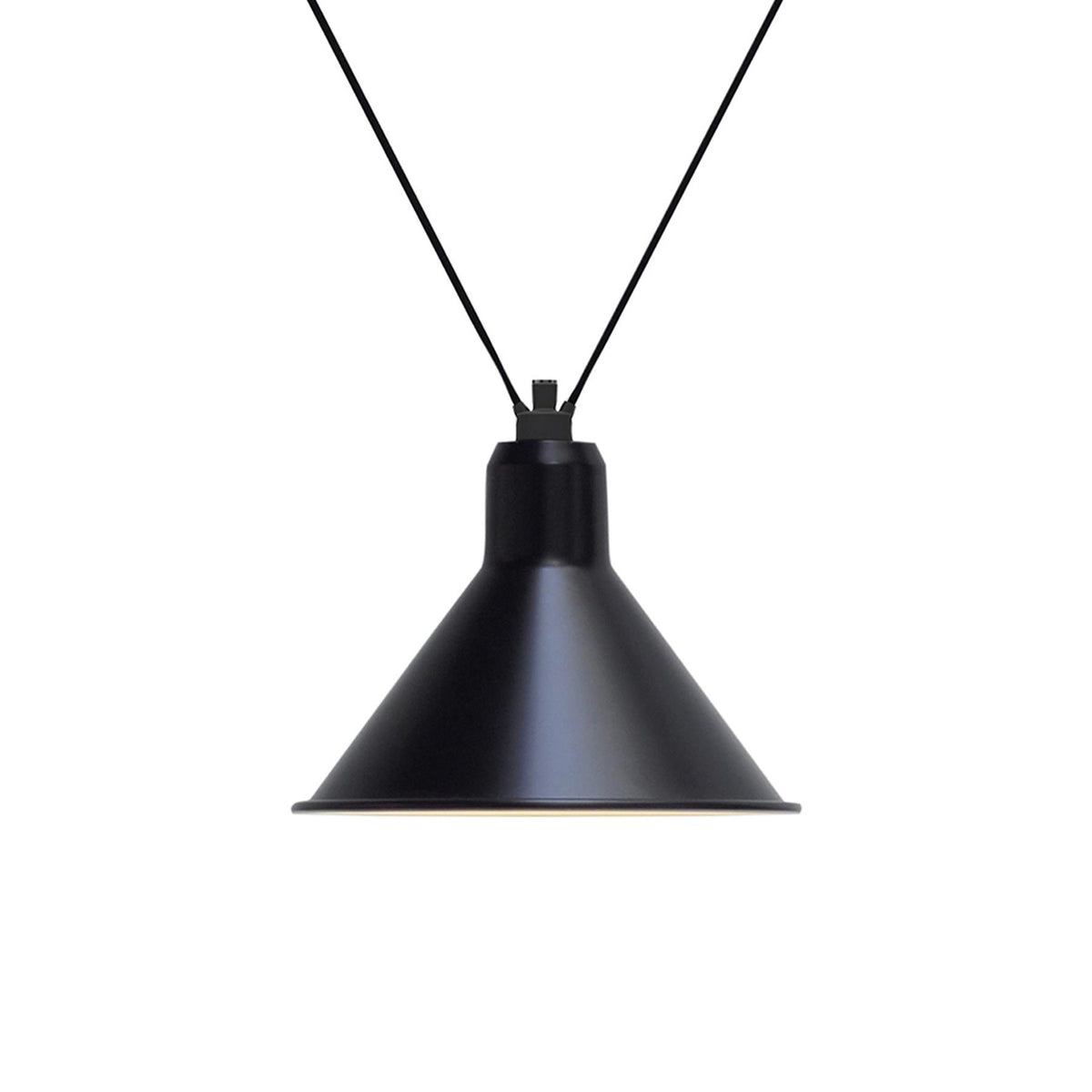 DCW Editions Les Acrobates De Gras Pendant 322 with Conical Shade