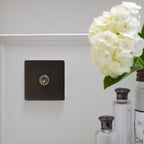 Soho Lighting Eton Collection Bronze 20A 1 Gang 2 Way Toggle Switch