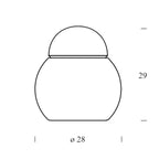 FontanaArte Daruma Table Lamp