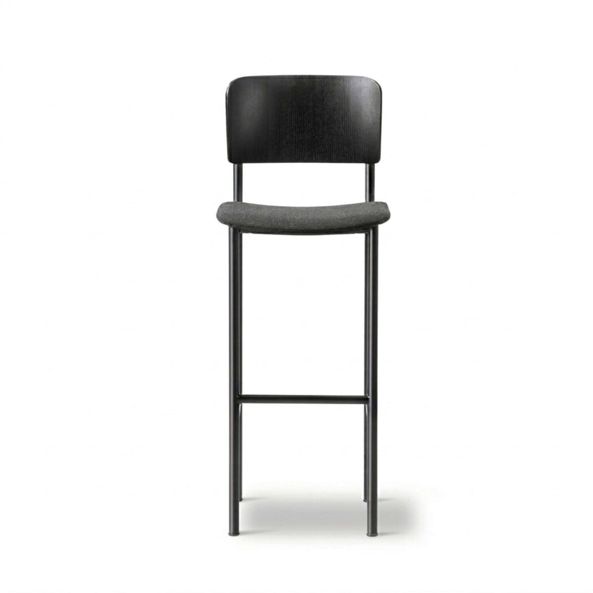Fredericia Plan Bar Stool with Upholstered Seat