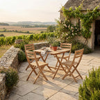 Fritz Hansen Selandia Garden Dining Set - Small - Curated by Holloways of Ludlow