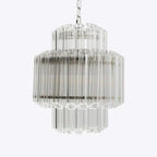Pure White Lines Piccolo Palermo Chandelier