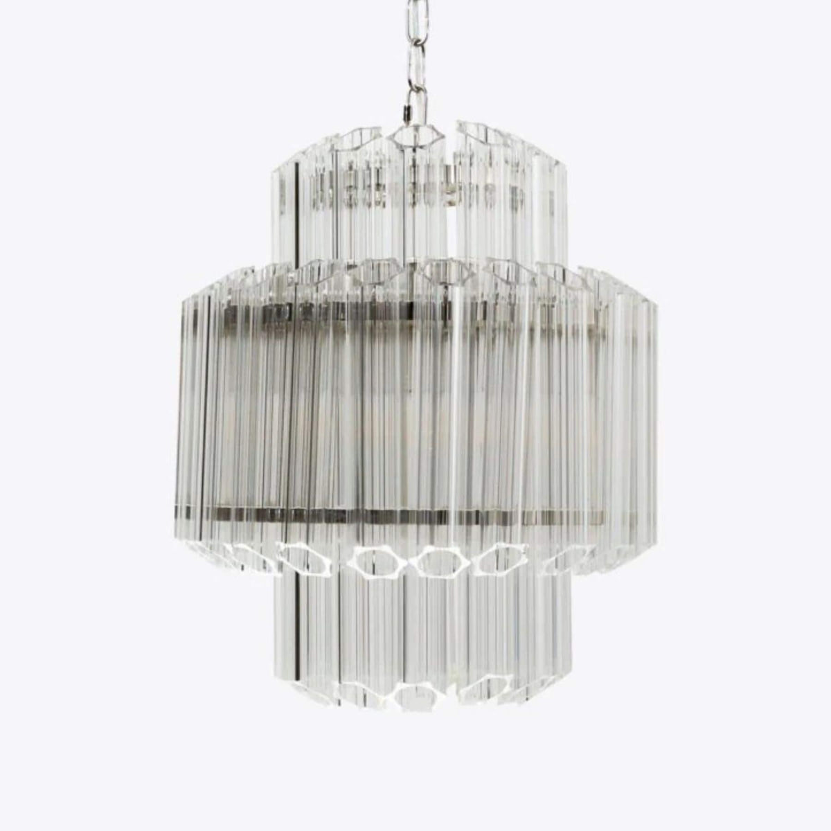 Pure White Lines Piccolo Palermo Chandelier
