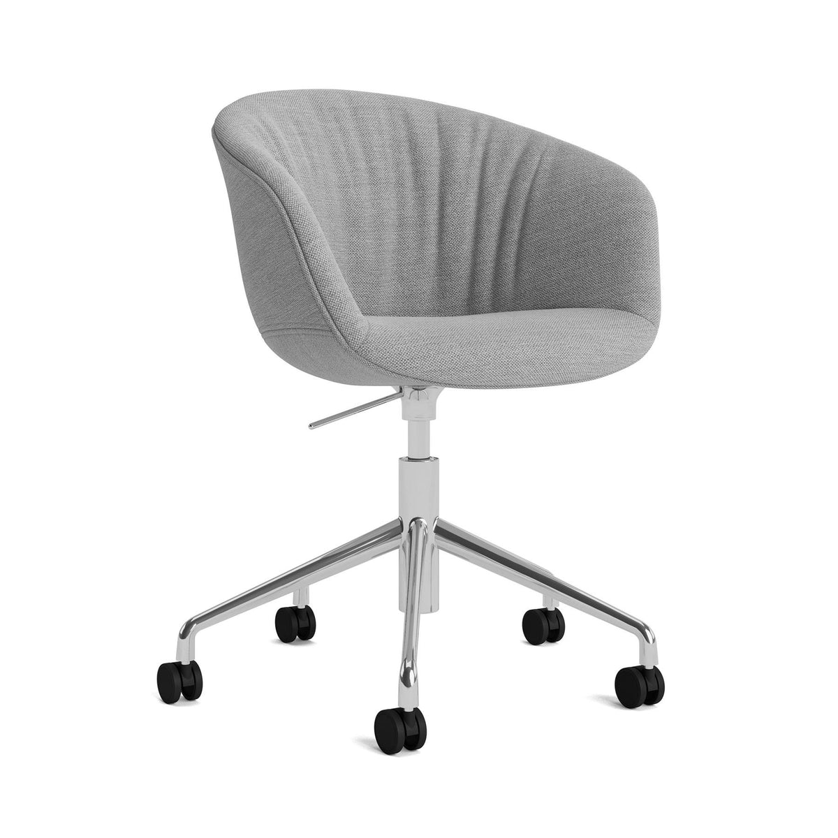 HAY AAC 53 Chair, Soft Upholstery - 5 Star Swivel Base, Gas Lift and Wheels