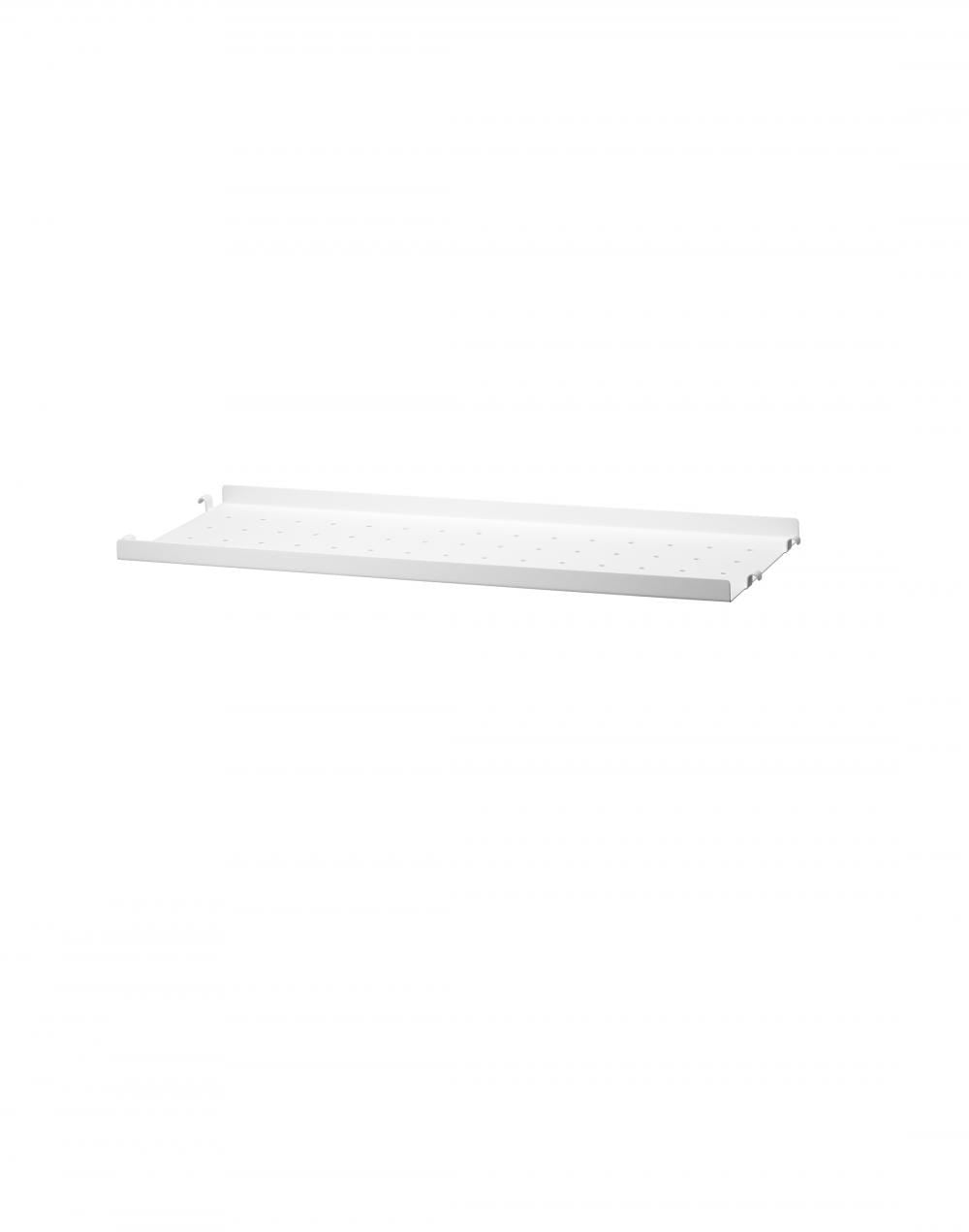String Furniture String Metal Shelf with Low Edge