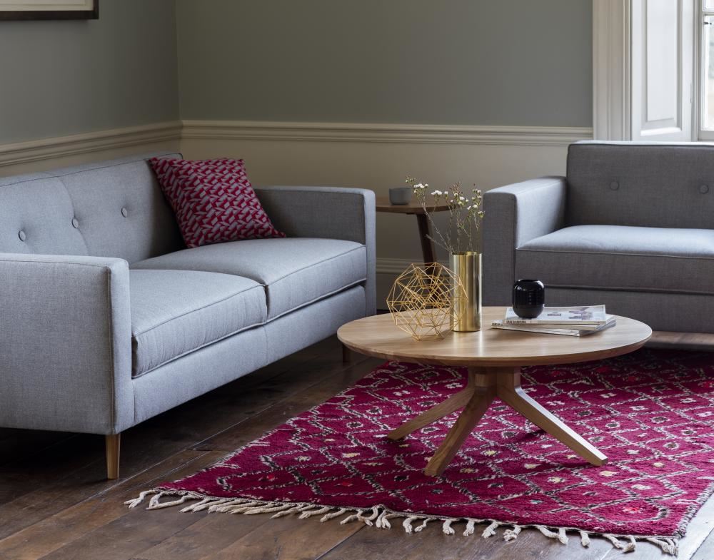 Outlet Case Furniture Cross Round Coffee Table