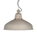 Outlet Oversized Spey industrial pendant - Small, Matt light grey