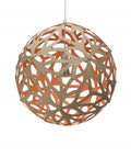 David Trubridge Floral Pendant Light Coloured - 1 Side