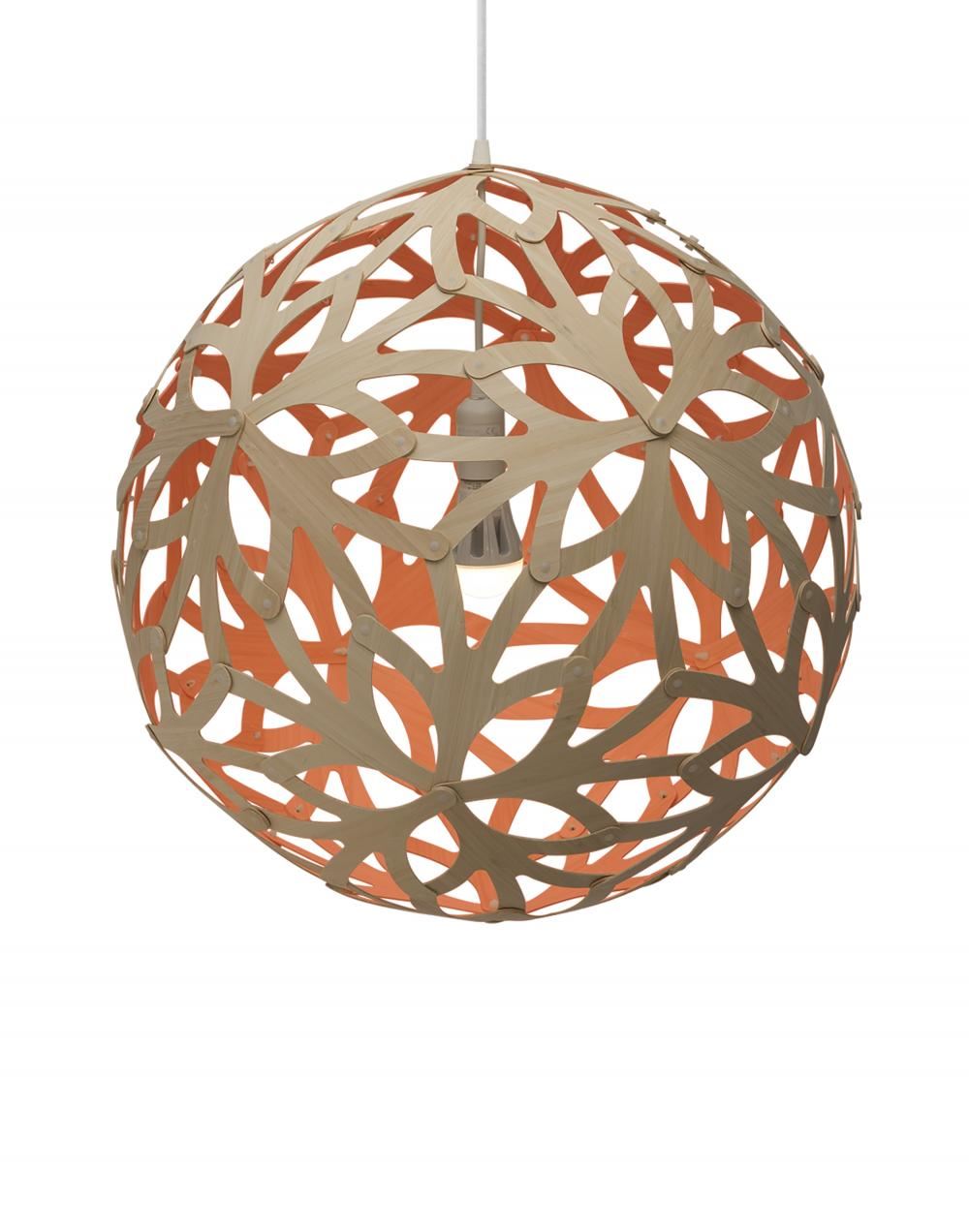 David Trubridge Floral Pendant Light Coloured - 1 Side