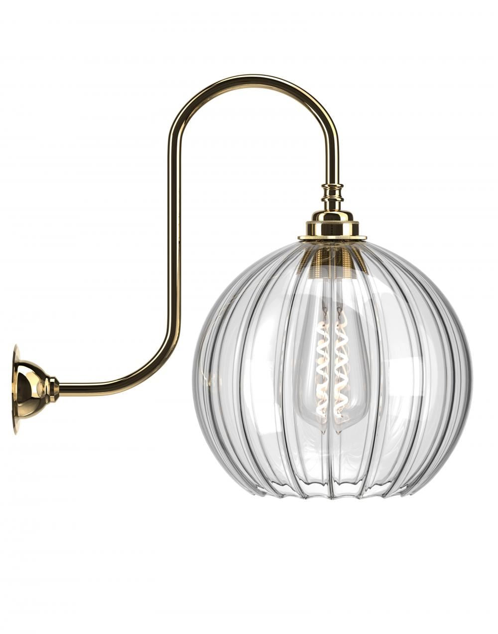 Fritz Fryer Hereford Swan Neck Wall Light