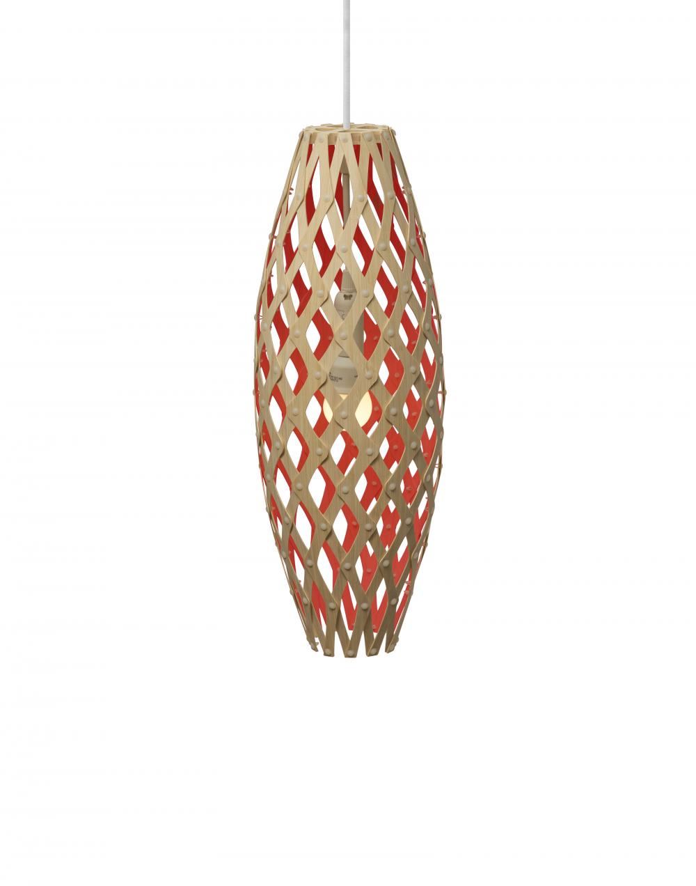 David Trubridge Hinaki Pendant Light Coloured - 1 Side
