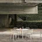 &Tradition Thorvald Round Garden Dining Set - Curated by Holloways of Ludlow