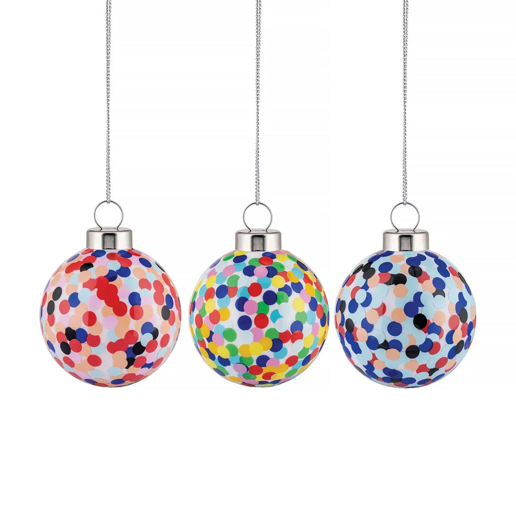 Alessi Proust Christmas Baubles - Set of 3