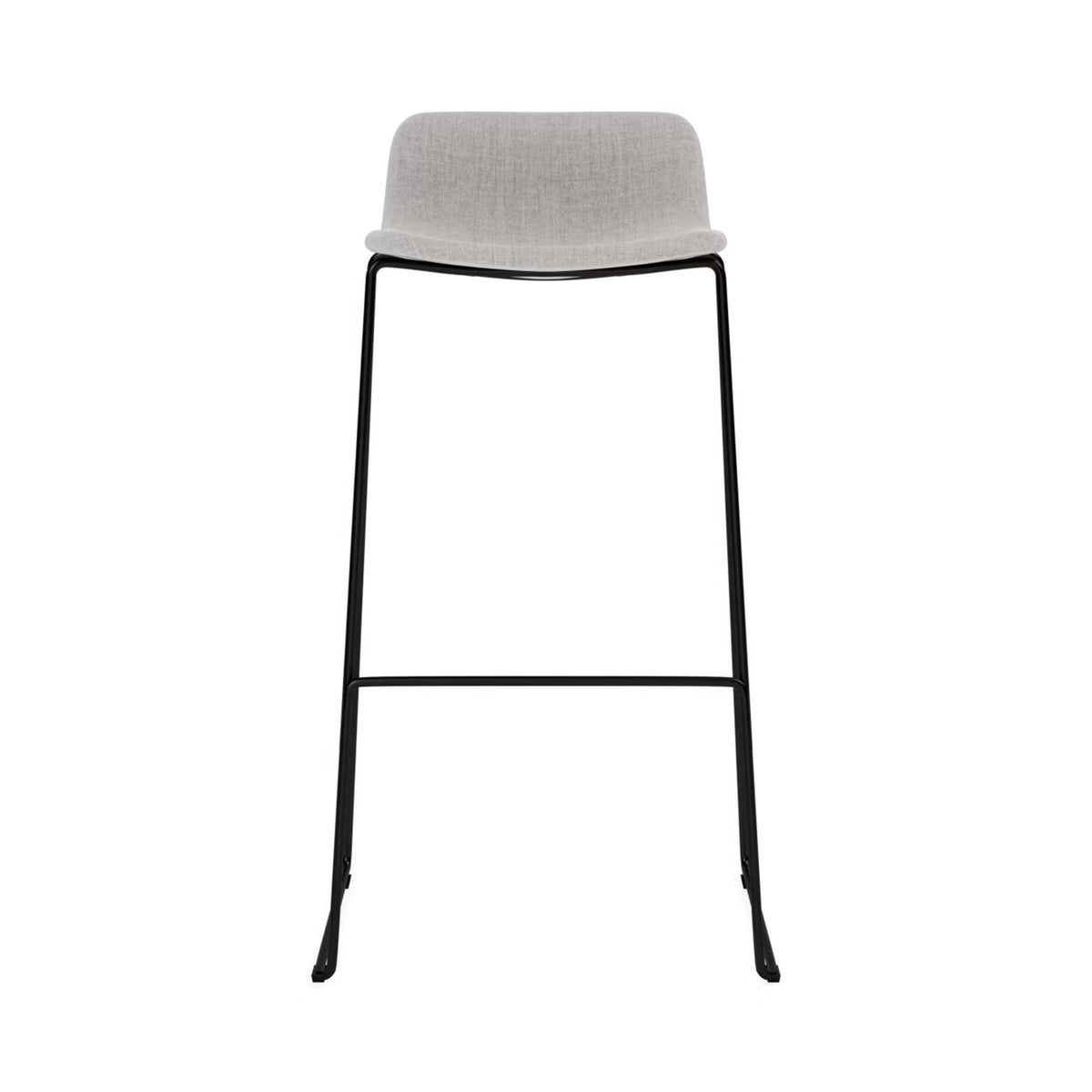 Fredericia Pato Sledge Bar Stool, Fully Upholstered