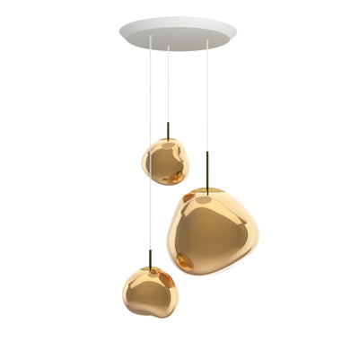 Tom Dixon Melt Trio System Round Cluster Pendant Light