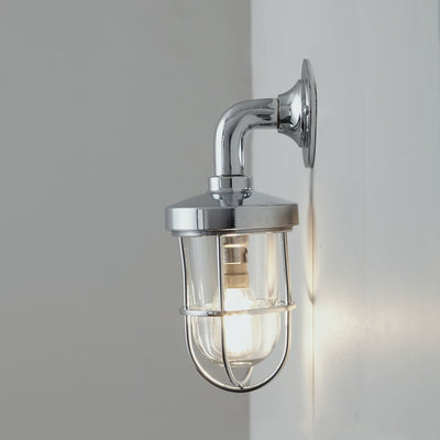 Davey Miniature Ship's Well Glass Wall Light