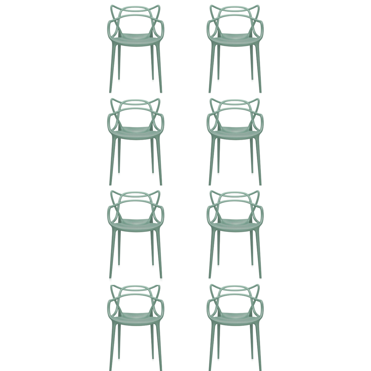 Kartell Masters Dining Chair Set