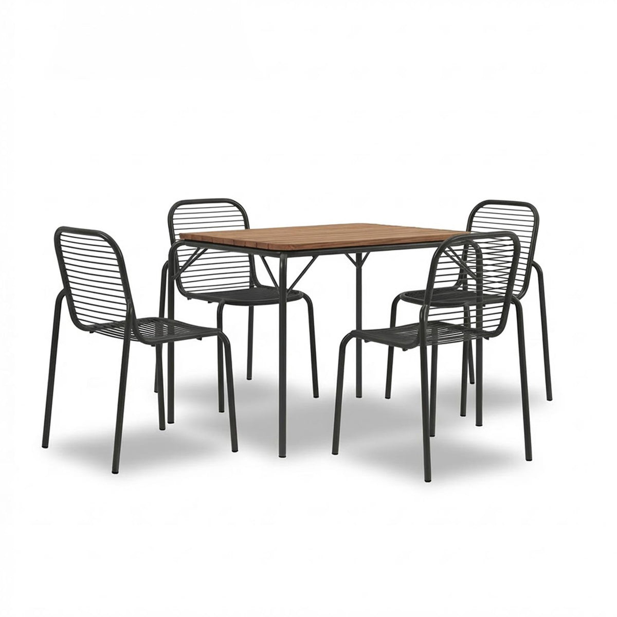 Normann Copenhagen Vig Garden Dining Set - Small - Curated by Holloways of Ludlow