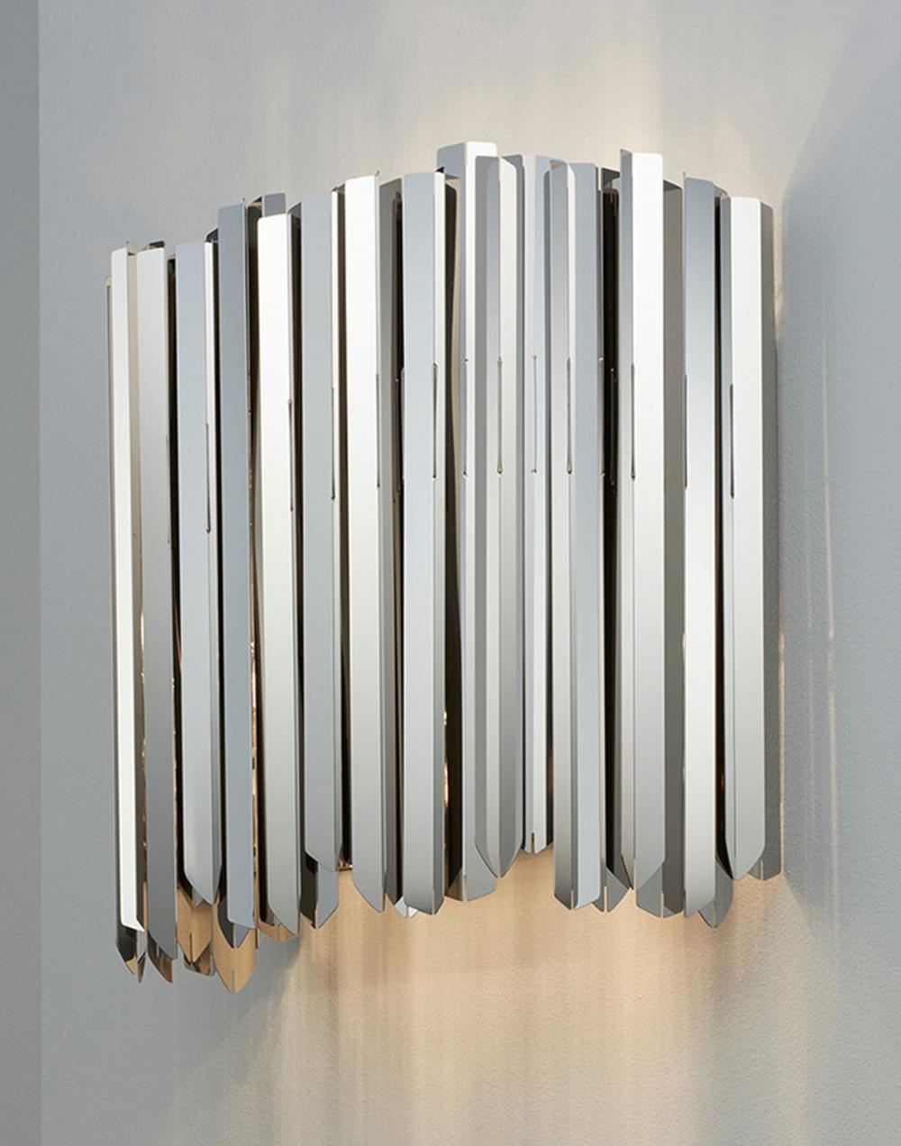 Tom Kirk Lighting Facet Wall Light