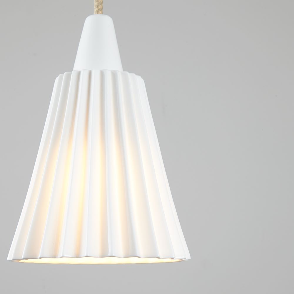 Original BTC Hector Pleat Pendant Light