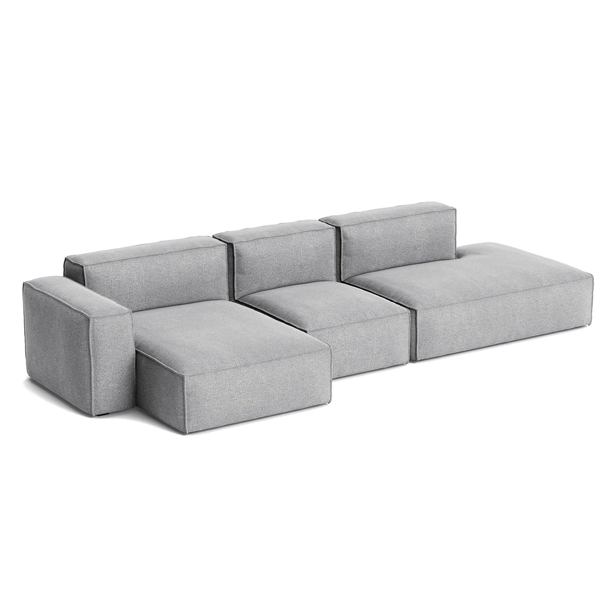 HAY Mags Soft 3+ Seater Sofa Low Armrest with Removable Cover Combination 4 Left