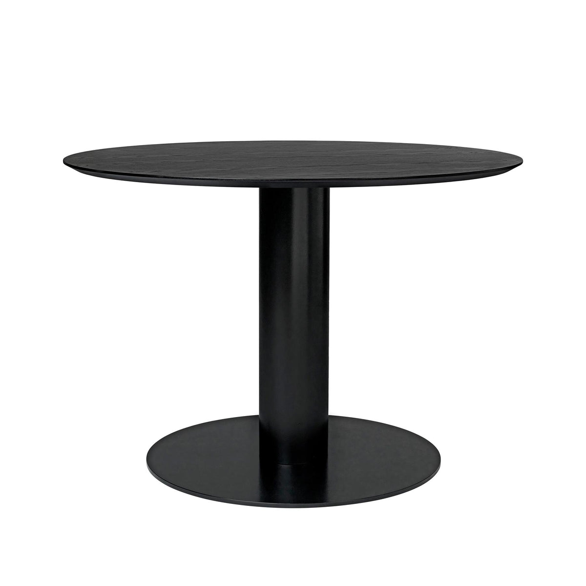 GUBI 2.0 Dining Table - Round - Black Base - 110