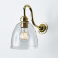 Old School Electric Bell Wall Light : Swan Arm