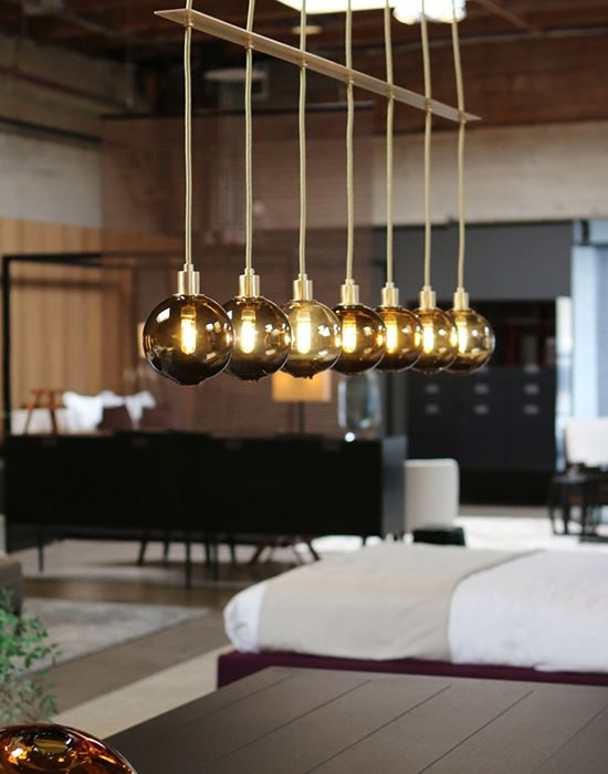 Drape linear chandelier