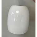 Outlet Glass Notte pendant - opal white, orange interior - S3
